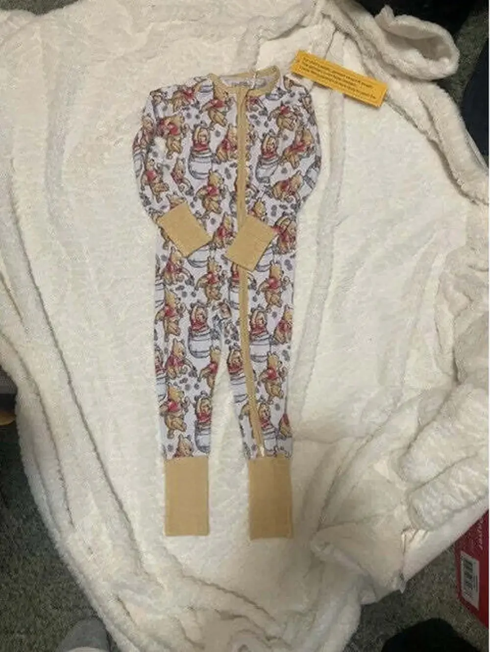 Size 18–24 Months – NWT Bamboo Winnie the Pooh Convertible Sleeper